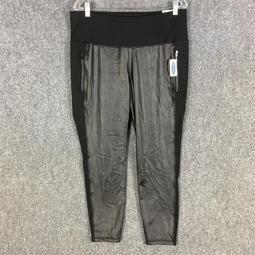 Old Navy Street Leggings Women's XL High Rise NWT Pull On Polyester Blend